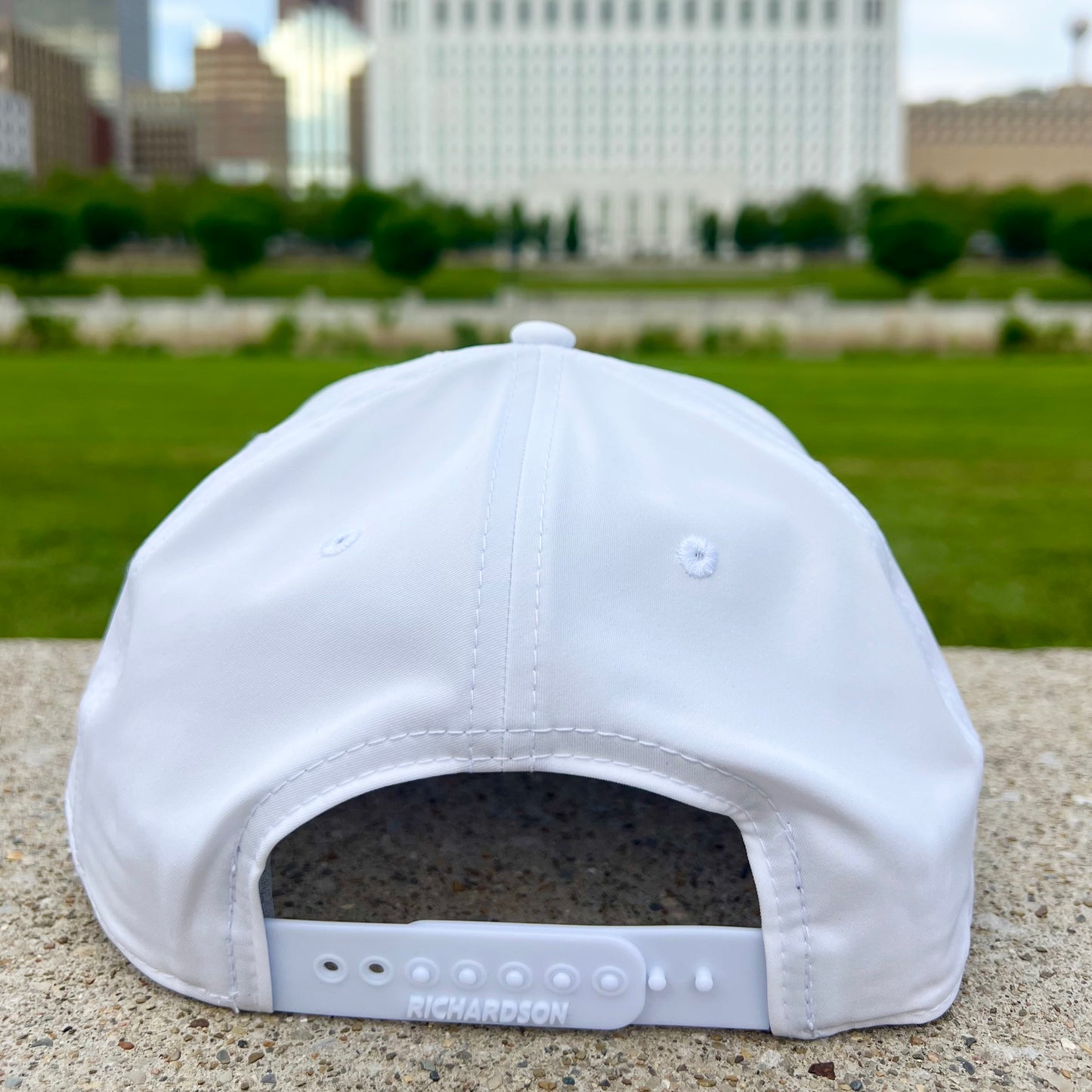 Winter Series Rope Hat - White/Navy