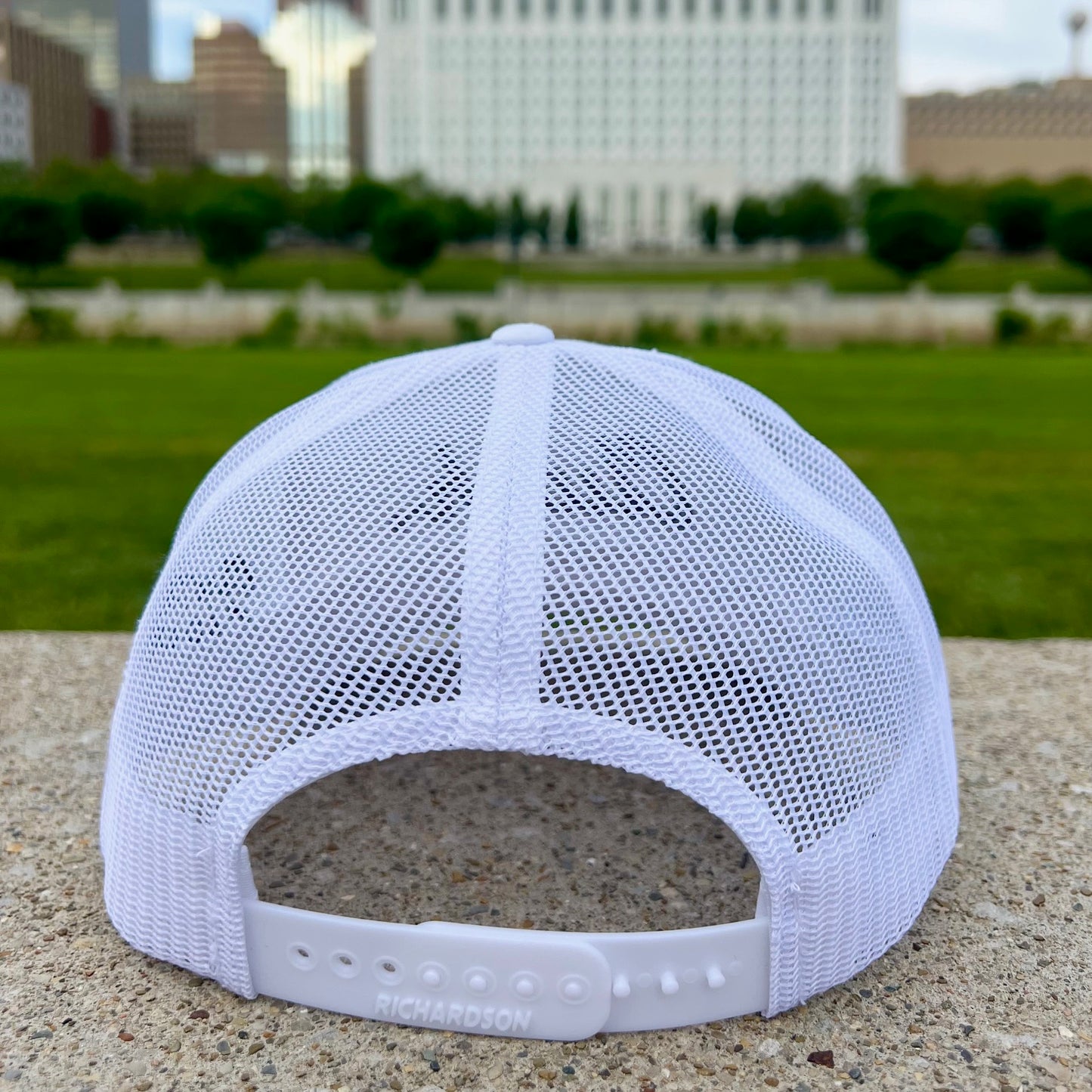White/Pink Clutch Trucker Hat