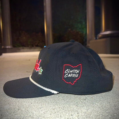 Ohio Hometown Series Rope Hat - Black/Red/White