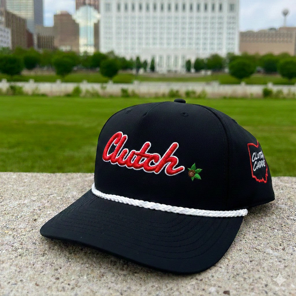 Ohio Hometown Series Rope Hat - Black/Red/White
