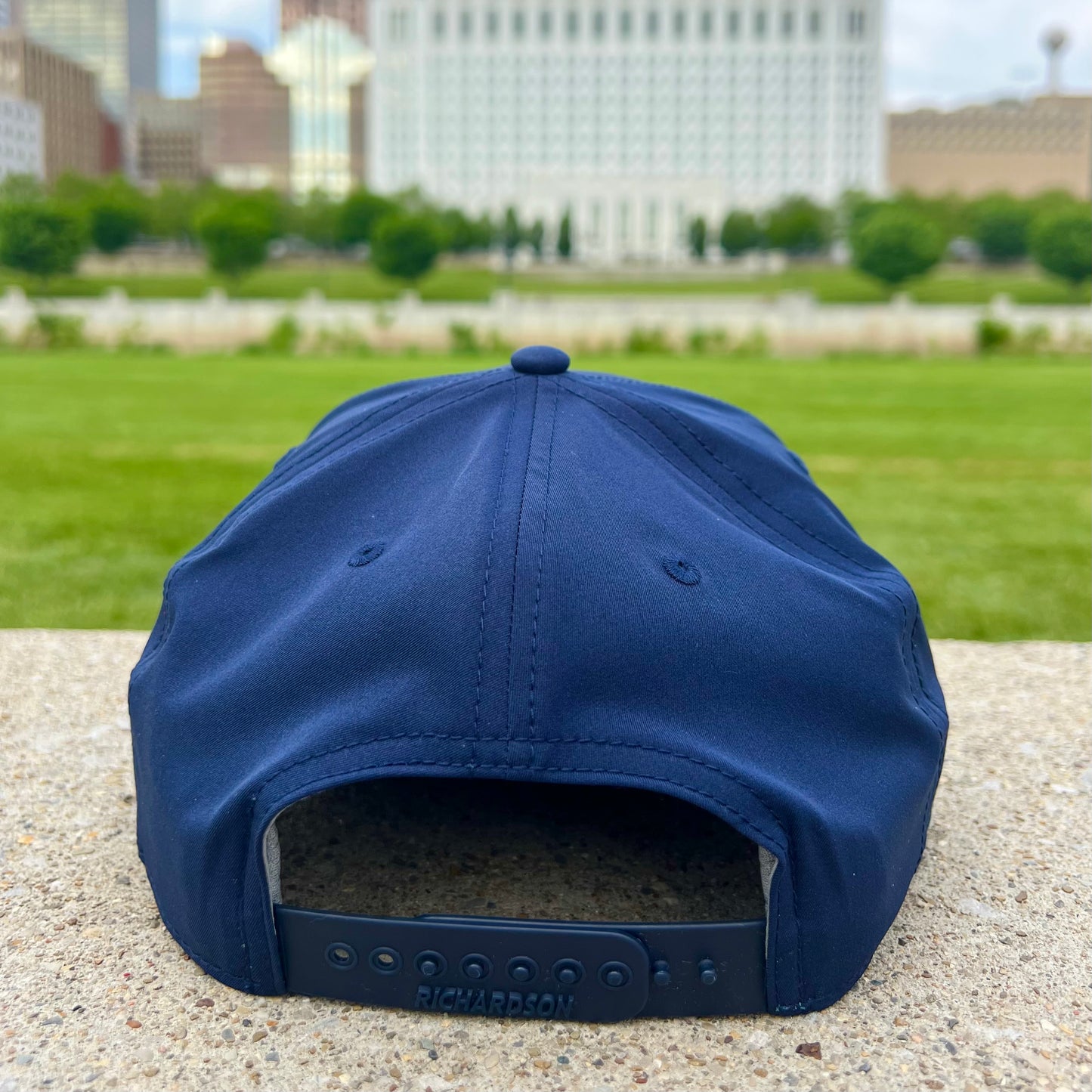 Winter Series Rope Hat - Navy/White