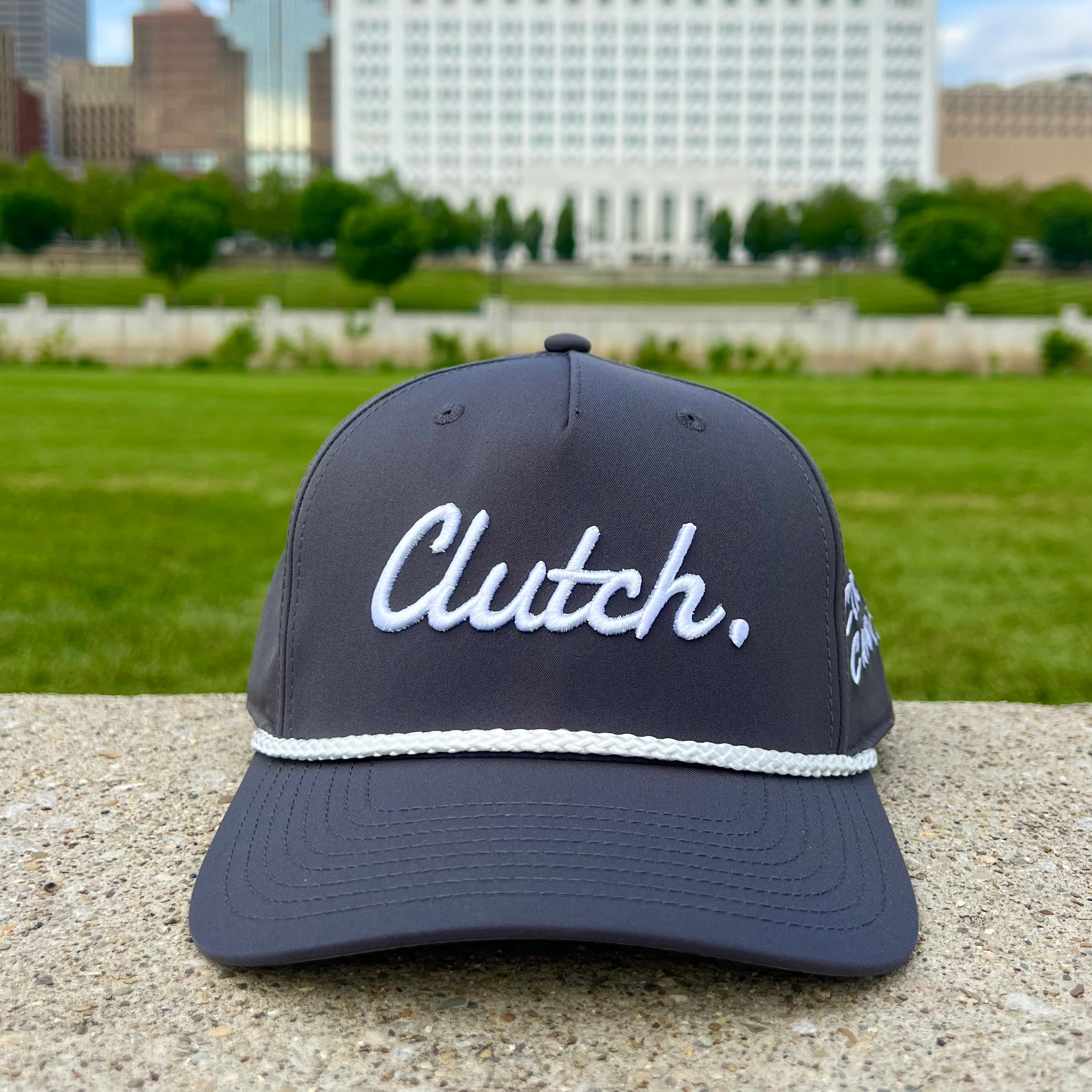 Winter Series Rope Hat - Grey/White – Clutch Caddie