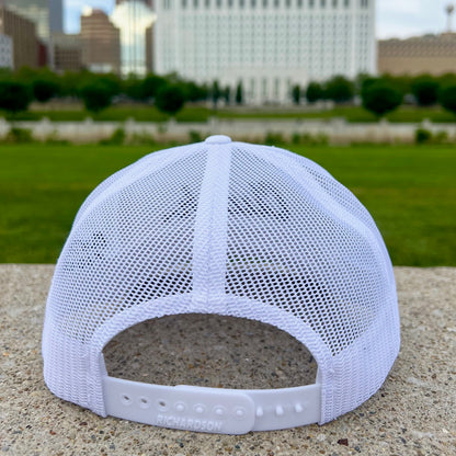 White/Pink Clutch Trucker Hat
